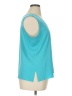 MING WANG Teal Sleeveless T-Shirt Size 1X - photo 4