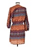 Veronica M. Chevron-herringbone Orange Casual Dress Size M - photo 2