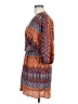 Veronica M. Chevron-herringbone Orange Casual Dress Size M - photo 5