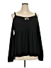 Torrid Black Long Sleeve Blouse Size 2X Plus (2) - photo 1