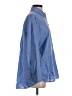 Oysho Solid Blue Long Sleeve Button-Down Shirt Size XS - photo 4