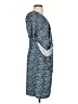 Ann Taylor Animal Print Blue Casual Dress Size XS (petite) - photo 4