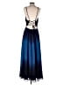 Betsy & Adam 100% Polyester Blue Cocktail Dress Size 2 - photo 2