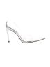 Good American Solid Silver White Heels Size 13 - photo 1