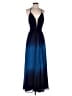 Betsy & Adam 100% Polyester Blue Cocktail Dress Size 2 - photo 1