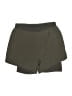Zara Solid Green Athletic Shorts Size S - photo 1