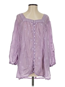Johnny Was 3/4 Sleeve Blouse (view 1)