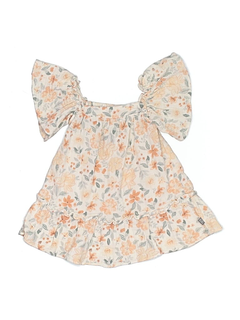Pre-owned Modern Moments Babies' Short Sleeve Blouse In Tan