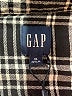 Gap 100% Cotton Plaid Black Long Sleeve Button-Down Shirt Size XL - photo 7