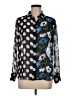 KITRI Print Black Long Sleeve Blouse Size L (estimated) - photo 1