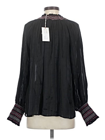Johnny Was Long Sleeve Silk Top (view 2)