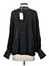 Johnny Was 100% Silk Black Long Sleeve Silk Top Size S - photo 2