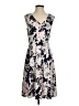 Tommy Hilfiger Floral Gray Cocktail Dress Size 4 - photo 1