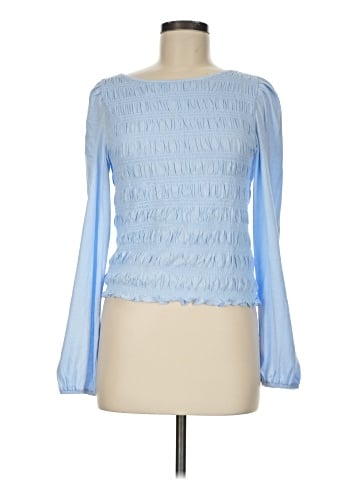 Madewell Smocked Boatneck Top (view 1)