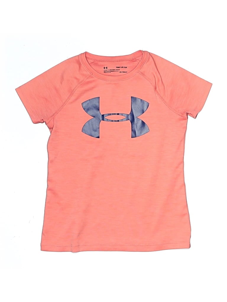 Pre-owned Under Armour Kids' Short Sleeve T-shirt In Orange