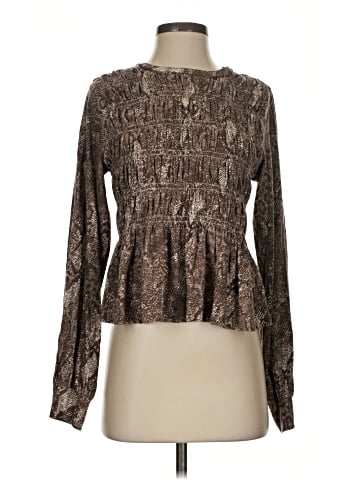 Pilcro Long Sleeve Blouse (view 1)