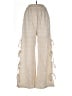 Unbranded 100% Polyester Checkered-gingham Ivory Casual Pants Size L - photo 1