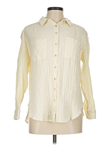 Pilcro Long Sleeve Button-Down Shirt (view 1)