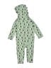 Tea 100% Cotton Green Snow Pants With Bib Size 12-18 mo - photo 2
