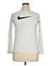 Nike 100% Polyester Silver Long Sleeve T-Shirt Size XL - photo 1
