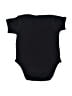 Rabbit Skins 100% Cotton Solid Black Short Sleeve Onesie 3-6 MO / 6 MO - photo 2