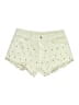 Talula 100% Cotton Hearts Ivory Shorts Size M - photo 1