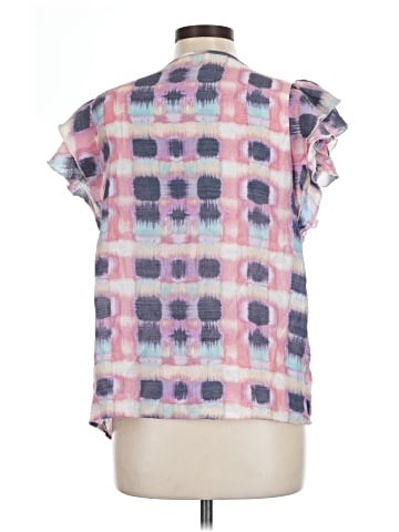 Indigo Rose Short Sleeve Blouse (view 2)