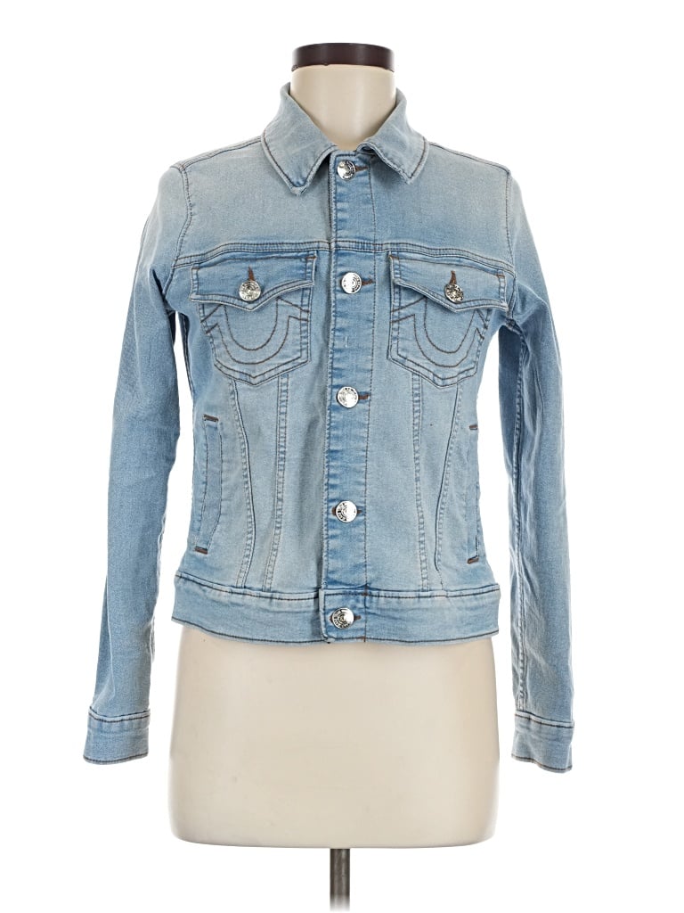 Pre-owned True Religion Denim Jacket In Blue