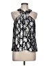 MICHAEL Michael Kors 100% Polyester Silver Sleeveless Blouse Size L - photo 1
