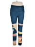 PrAna Color Block Blue Leggings Size XL - photo 1