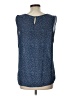Octavia Blue Sleeveless Blouse Size L - photo 2