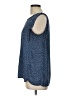 Octavia Blue Sleeveless Blouse Size L - photo 5