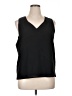 Pleione 100% Polyester Black Sleeveless Top Size XL - photo 1