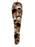 Topshop 100% Polyester Print Orange Casual Pants Size 4 - photo 4
