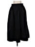 Zara Solid Black Casual Skirt Size S - photo 1