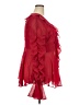 Metrostyle Red Long Sleeve Blouse Size 18 - photo 4