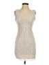 Morgan & Co. Metallic Silver Cocktail Dress Size 3 - photo 1