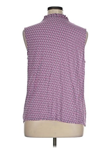 Ann Taylor LOFT Outlet Sleeveless Button-Down Shirt (view 2)