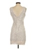 Morgan & Co. Metallic Silver Cocktail Dress Size 3 - photo 2