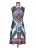 Hale Bob Graphic Blue Cocktail Dress Size S - photo 1