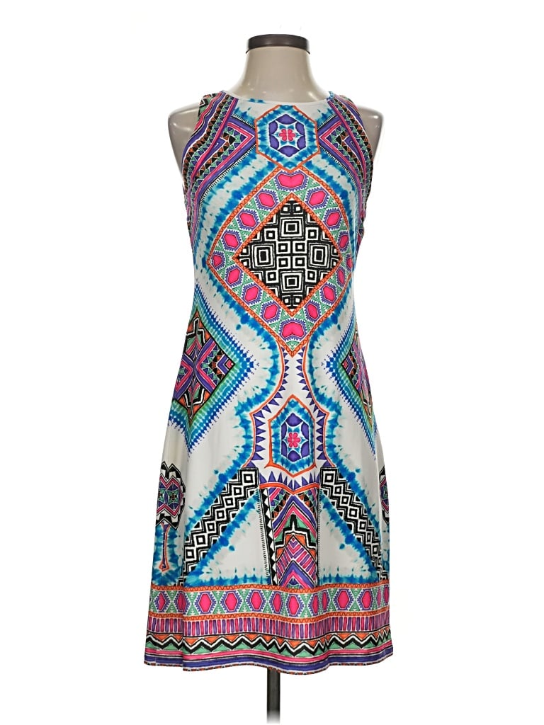 Pre-owned Hale Bob Cocktail Dress In Blue
