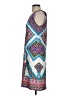 Hale Bob Graphic Blue Cocktail Dress Size S - photo 5