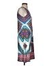Hale Bob Graphic Blue Cocktail Dress Size S - photo 4