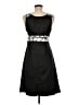 Max and Cleo 100% Polyester Black Cocktail Dress Size 6 - photo 2