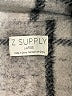 Z Supply Plaid Gray Coat Size L - photo 6