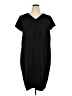 Talbots Solid Black Casual Dress Size 20 - photo 1
