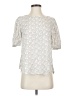 Angels 100% Rayon Ivory Short Sleeve Blouse Size S - photo 1