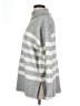 Adrianna Papell Stripes Gray Turtleneck Sweater Size L - photo 5