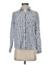 Rails 100% Rayon Stripes Blue Long Sleeve Button-Down Shirt Size S - photo 1