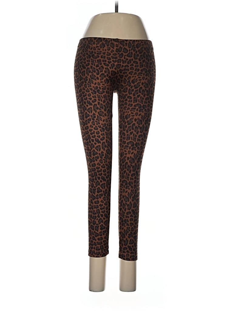Pre-owned Assorted Brands Leggings In Brown